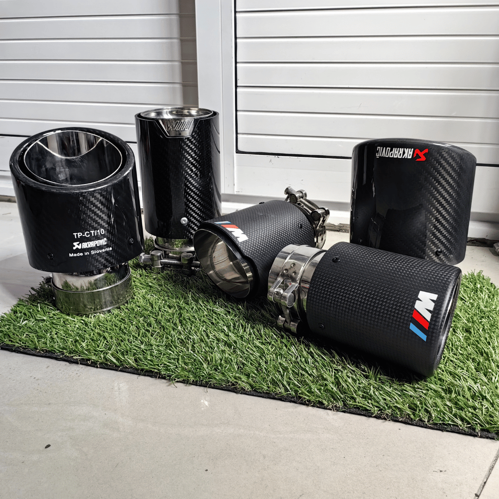 Exhaust mufflers for cars.
