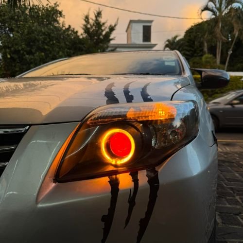 Customed headlight projector for toyota axio
