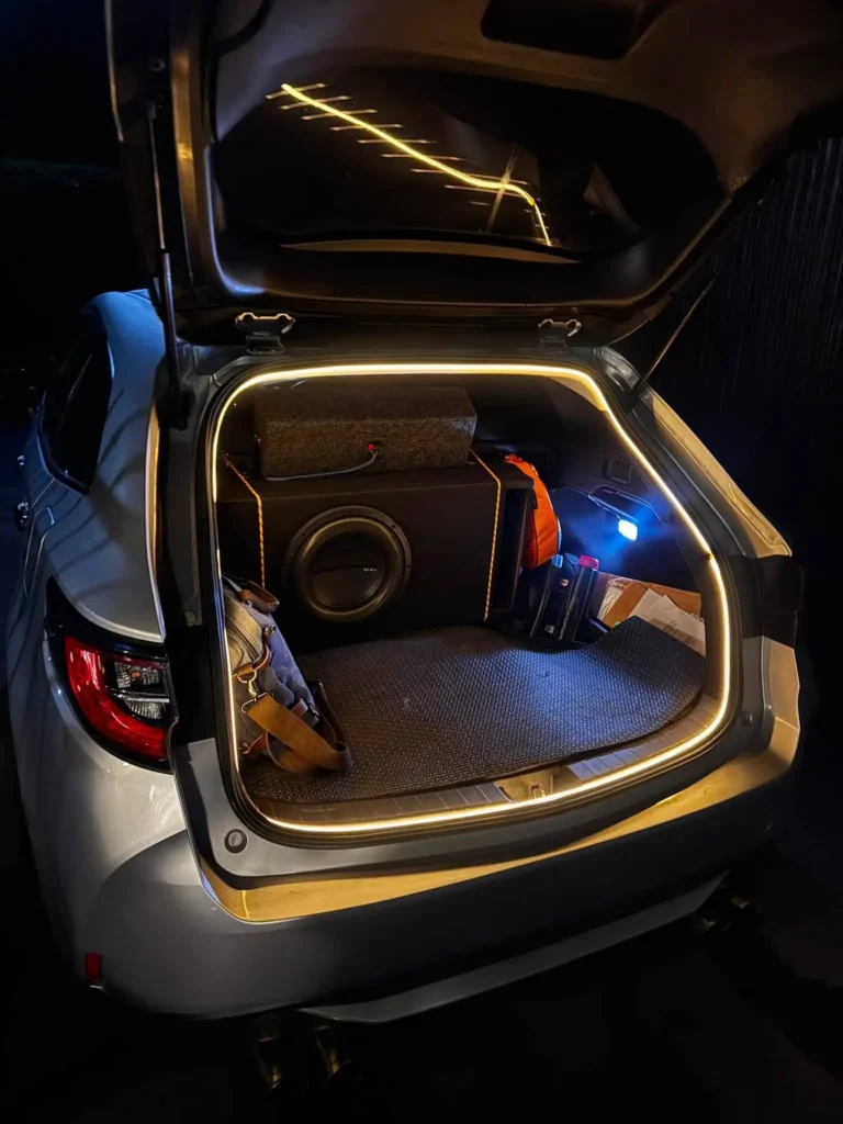 Universal LED light for car boots and trunk