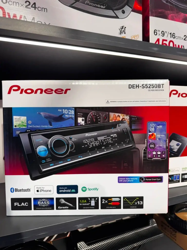 Pioneer stereo in box