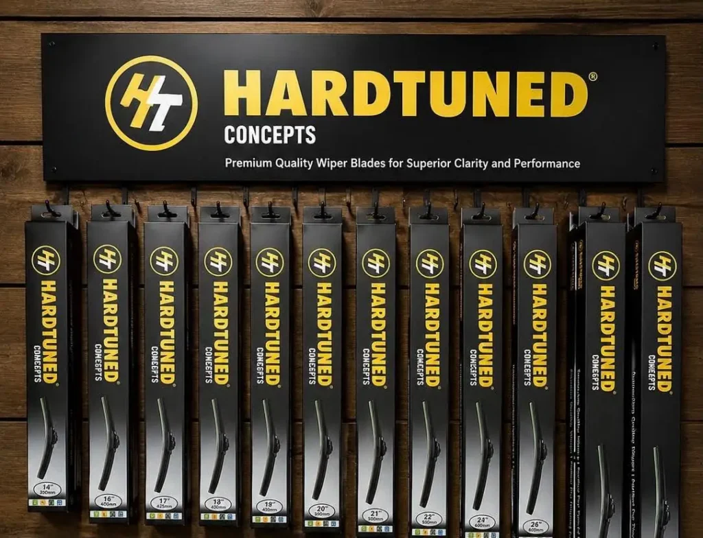 Various Hardtuned wiper blades